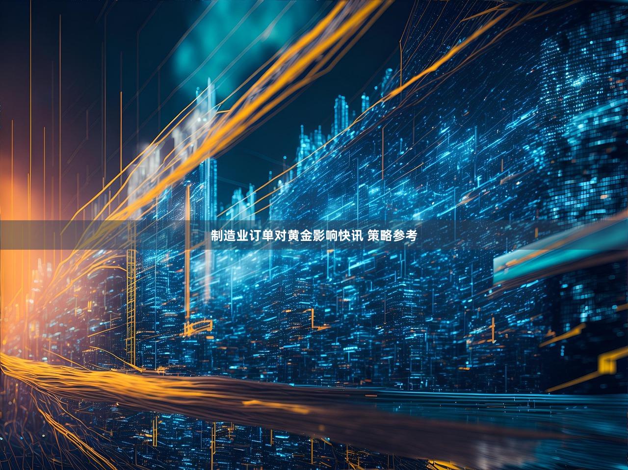 制造业订单对黄金影响快讯 策略参考