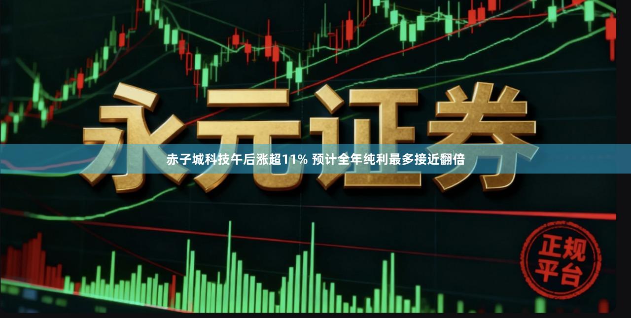 赤子城科技午后涨超11% 预计全年纯利最多接近翻倍